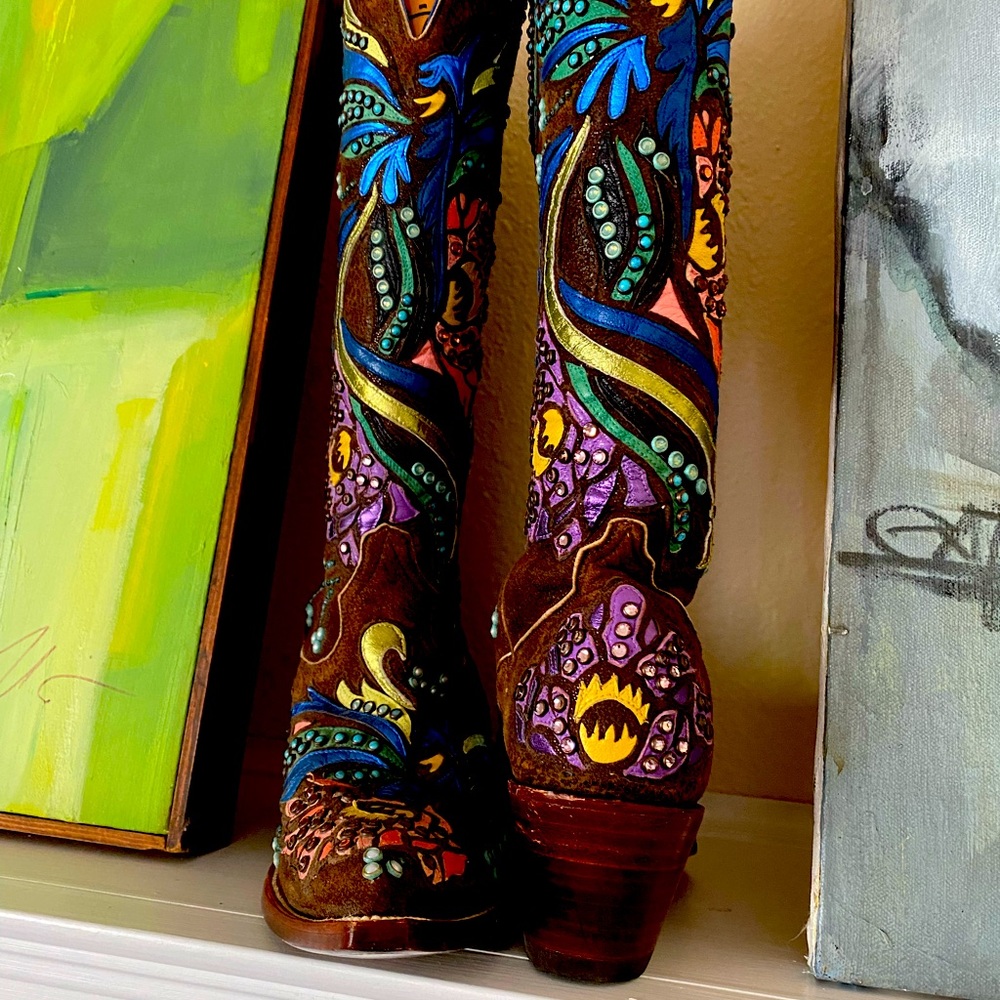 Kippy’s Couture Tall, Sweet boots Showroom sample